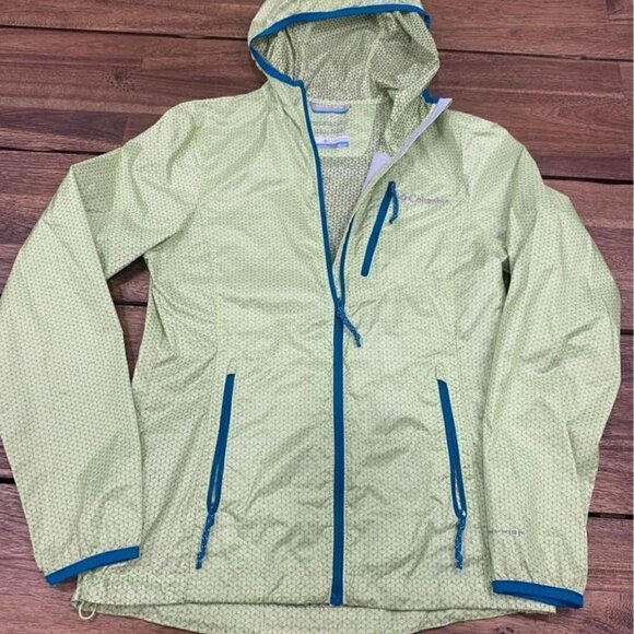 𝅺columbia omni wick evap wicking accelerated shell. Size XS. Neon green/yellow. - Picture 1 of 9